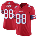 B.Bills #88 Dawson Knox Player Red Vapor Untouchable Limited Ddoa Stitched Jerseys