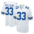 D.Cowboys #33 Javonte Williams Player White Home Game Ddoa Stitched Jerseys