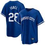 KC.Royals #28 Kyle Isbel Player Royal Game Home Ddoa Stitched Jerseys