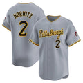 P.Pirates #2 Spencer Horwitz Player Gray Road Home Limited Ddoa Stitched Jerseys