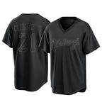 P.Pirates #21 Roberto Clemente Player Black Fashion Home Game Ddoa Stitched Jerseys