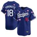 LA.Dodgers #18 Yoshinobu Yamamoto Player Royal Tokyo Series Vapor Premier Limited Ddoa Stitched Jerseys