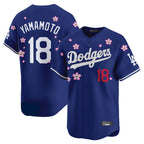 LA.Dodgers #18 Yoshinobu Yamamoto Player Royal Tokyo Series Vapor Premier Limited Ddoa Stitched Jerseys