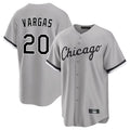 C.White Sox #20 Miguel Vargas Player Gray Home Game Ddoa Stitched Jerseys