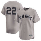 NY.Yankees #22 Ben Rice Player Gray Limited Ddoa Stitched Jerseys