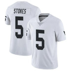 LV.Raiders #5 Eric Stokes Player White Limited Vapor Untouchable Home Game Ddoa Stitched Jerseys