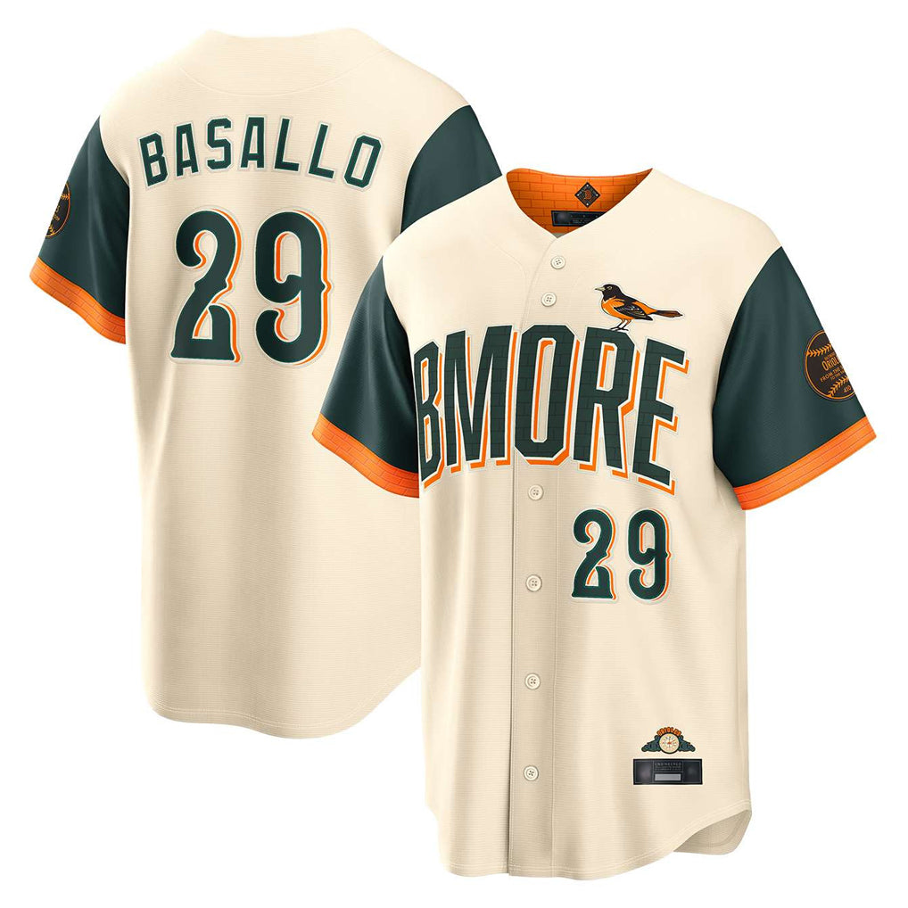 B.Orioles #29 Samuel Basallo Player Cream 2026 City Connect Home Game Ddoa Stitched Jerseys