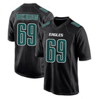 P.Eagles #69 Landon Dickerson Player Carbon Black Fashion Home Game Ddoa Stitched Jerseys