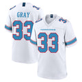T.Titans #33 Cedric Gray Player White 2026 Game Home Ddoa Stitched Jerseys