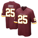 W.Commanders #25 Nick Cross Player Burgundy Team Color Home Game Ddoa Stitched Jerseys