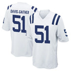 IN.Colts #51 Akeem Davis-Gaither Player White Home Game Ddoa Stitched Jerseys