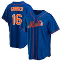 NY.Mets #16 Dwight Gooden Player Royal Home Game Ddoa Stitched Jerseys