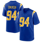 LA.Chargers #94 Dalvin Tomlinson Player Royal Home Game Ddoa Stitched Jerseys