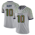 S.Seahawks #10 Cooper Kupp Player Grey Limited 2025 Rivalries Collection Home Game Ddoa Stitched Jerseys