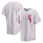 C.White Sox ## White Sox Blank Player Red Stripe White Home Game Ddoa Stitched Jerseys