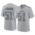 P.Eagles #51 Cam Jurgens Player Gray Atmosphere Fashion Home Game Ddoa Stitched Jerseys