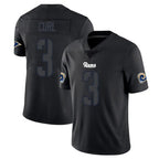 LA.Rams #3 Kam Curl Player Black Impact Limited Home Game Ddoa Stitched Jerseys