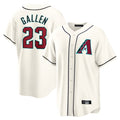 A.Diamondbacks #23 Zac Gallen Player Cream Home Game Ddoa Stitched Jerseys