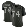 NY.Jets #74 Olu Fashanu Player Green Limited 2025 Rivalries Collection Home Game Ddoa Stitched Jerseys