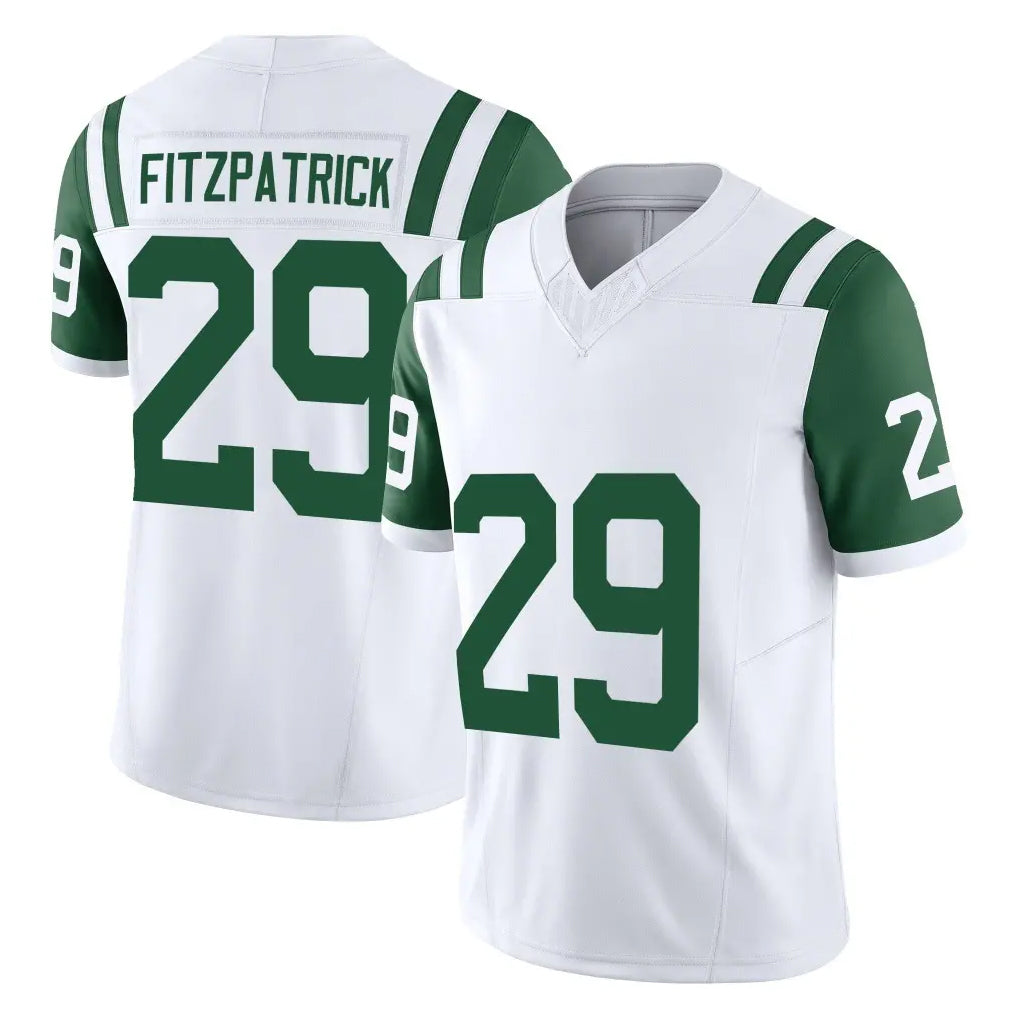 NY.Jets #29 Minkah Fitzpatrick Player White Limited Classic Vapor F.U.S.E. Home Game Ddoa Stitched Jerseys