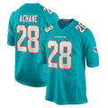 M.Dolphins #28 De'Von Achane Player Aqua Home Game Ddoa Stitched Jerseys