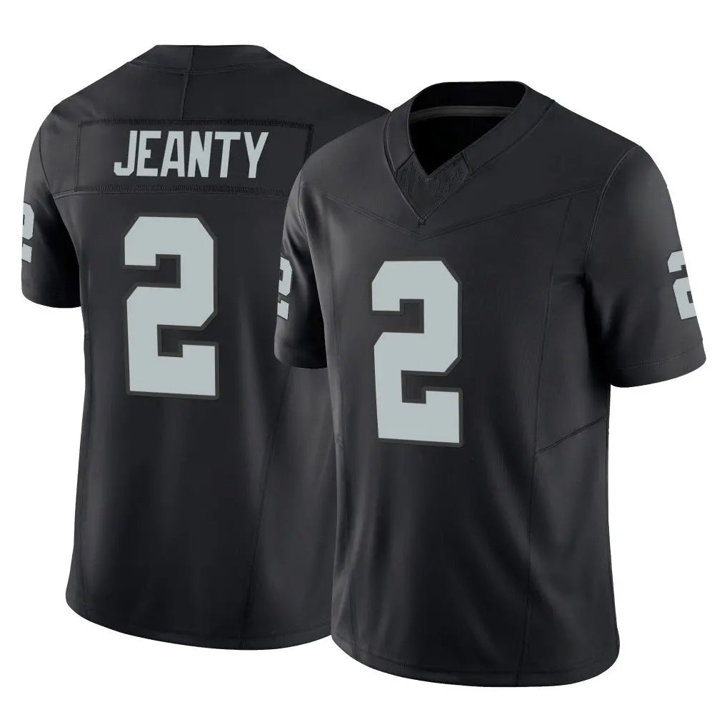 LV.Raiders #2 Ashton Jeanty Player Black Limited Vapor F.U.S.E. Home Game Ddoa Stitched Jerseys
