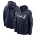 NE.Patriots ## Patriots Blank Player Navy LOGO Pullover Hoodies Home Game Ddoa Stitched Jerseys