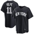 NY.Yankees #11 Anthony Volpe Player Navy Home Game Ddoa Stitched Jerseys