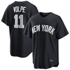 NY.Yankees #11 Anthony Volpe Player Navy Home Game Ddoa Stitched Jerseys