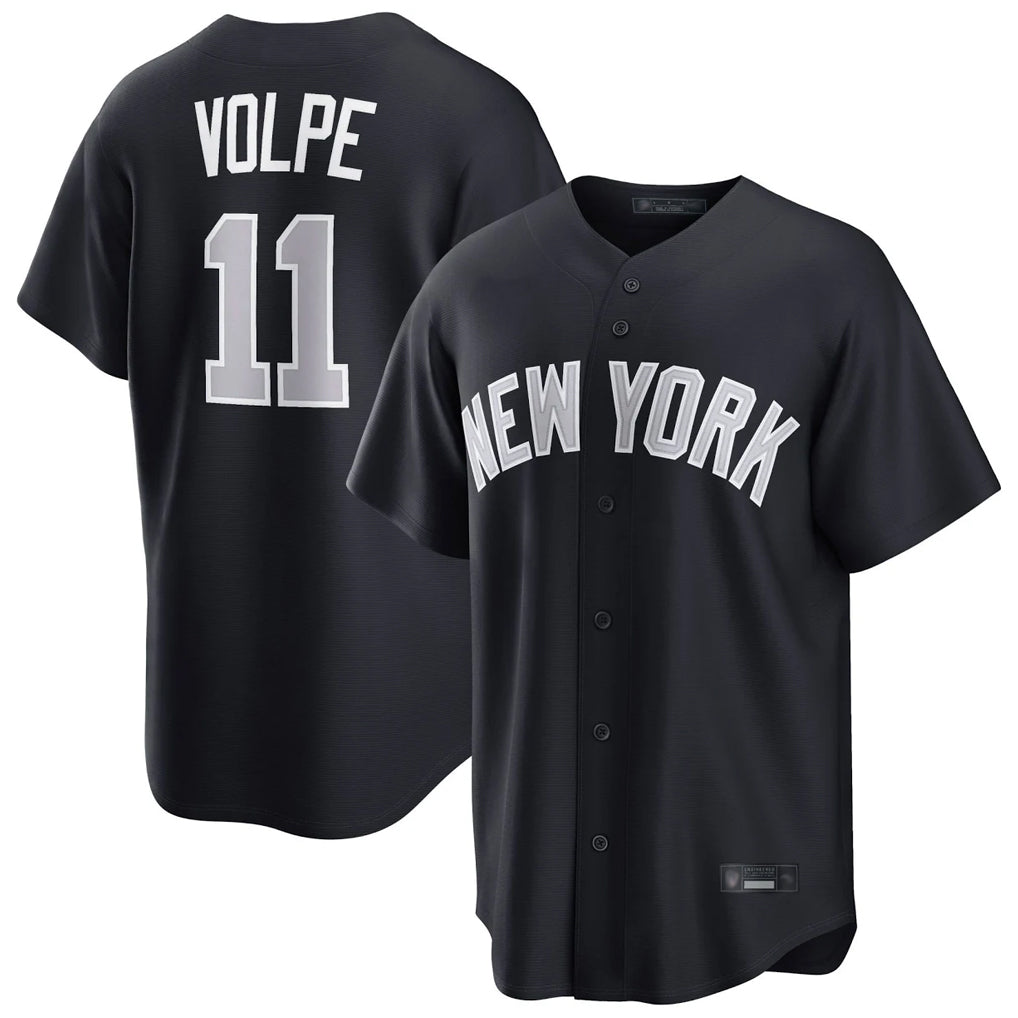 NY.Yankees #11 Anthony Volpe Player Navy Home Game Ddoa Stitched Jerseys