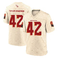 A.Cardinals #42 Dadrion Taylor-Demerson Player Cream Rivalries Collection Game Ddoa Stitched Jerseys