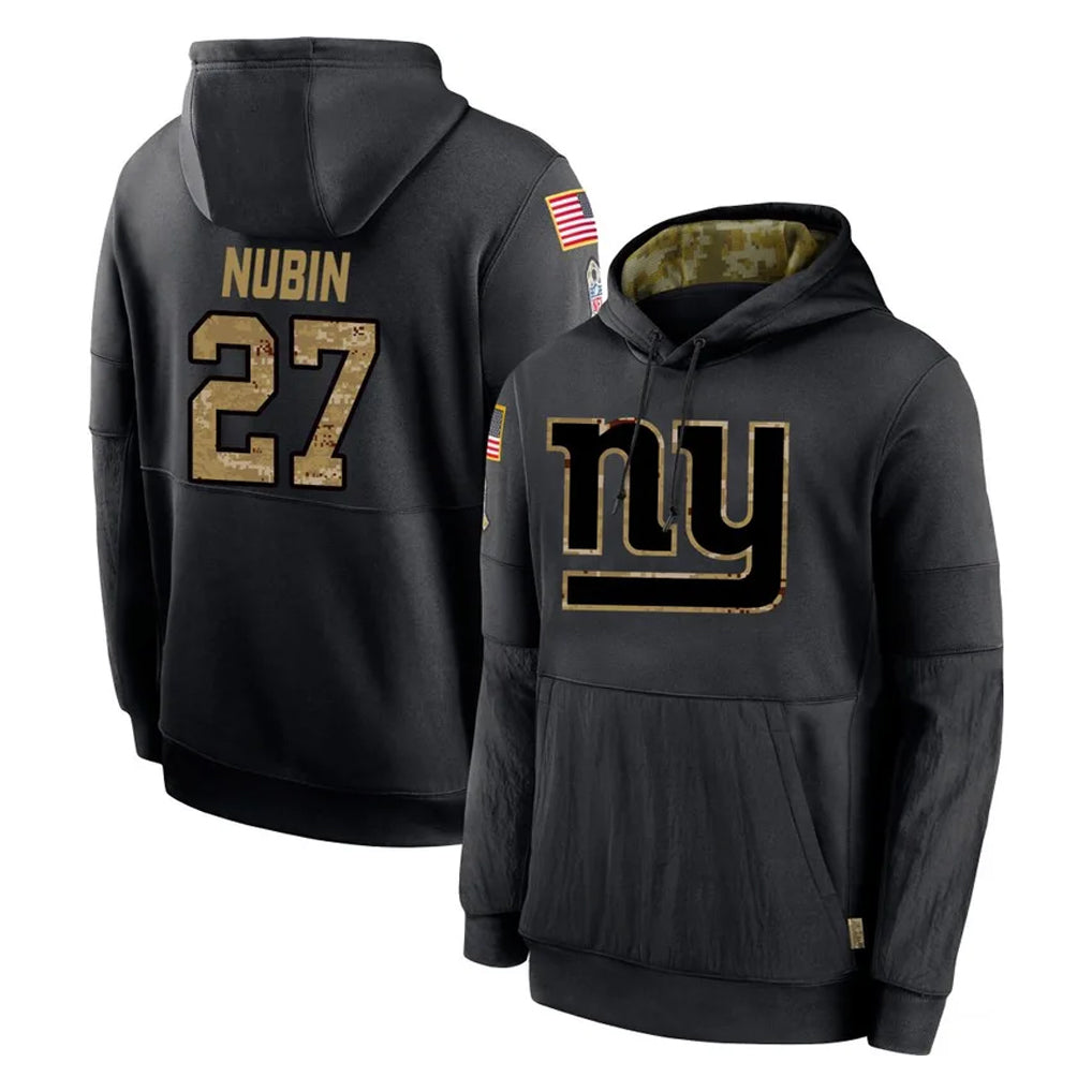 NY.Giants #27 Tyler Nubin Player Black Salute to Service Hoodies Limited Game Ddoa Stitched Jerseys