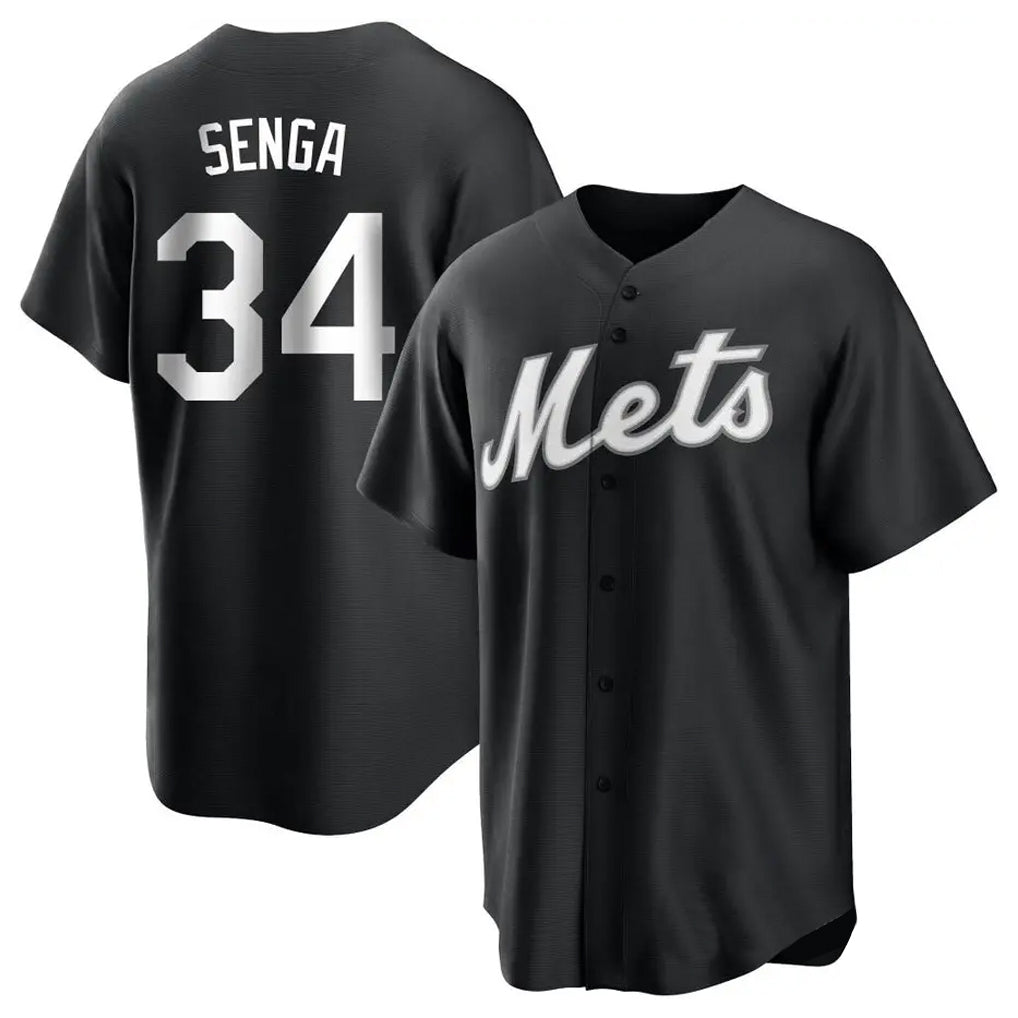 NY.Mets #34 Kodai Senga Player Black Home Game Ddoa Stitched Jerseys