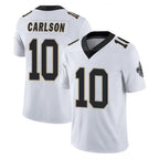 NO.Saints #10 Daniel Carlson Player White Limited Vapor Untouchable Home Game Ddoa Stitched Jerseys