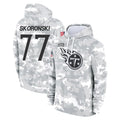 T.Titans #77 Peter Skoronski Player Camo Arctic Salute to Service Pullover Hoodies Home Game Ddoa Stitched Jerseys