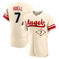 LA.Angels #7 Jo Adell Player Cream City Connect Limited ELite Home Ddoa Stitched Jerseys