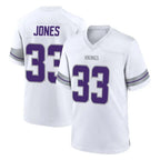 M.Vikings #33 Aaron Jones Sr. Player White Alternate Home Game Ddoa Stitched Jerseys
