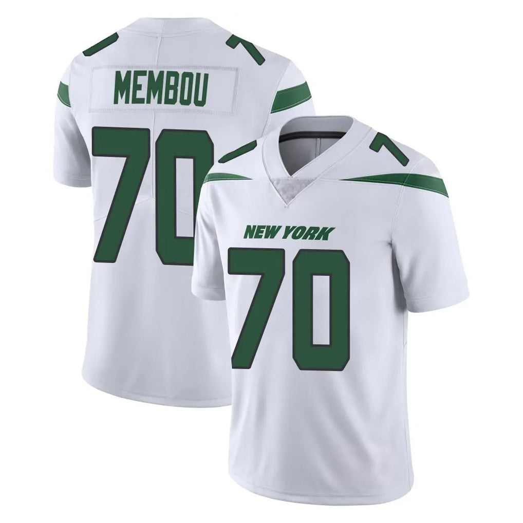 NY.Jets #70 Armand Membou Player White Spotlight Limited Vapor Home Game Ddoa Stitched Jerseys