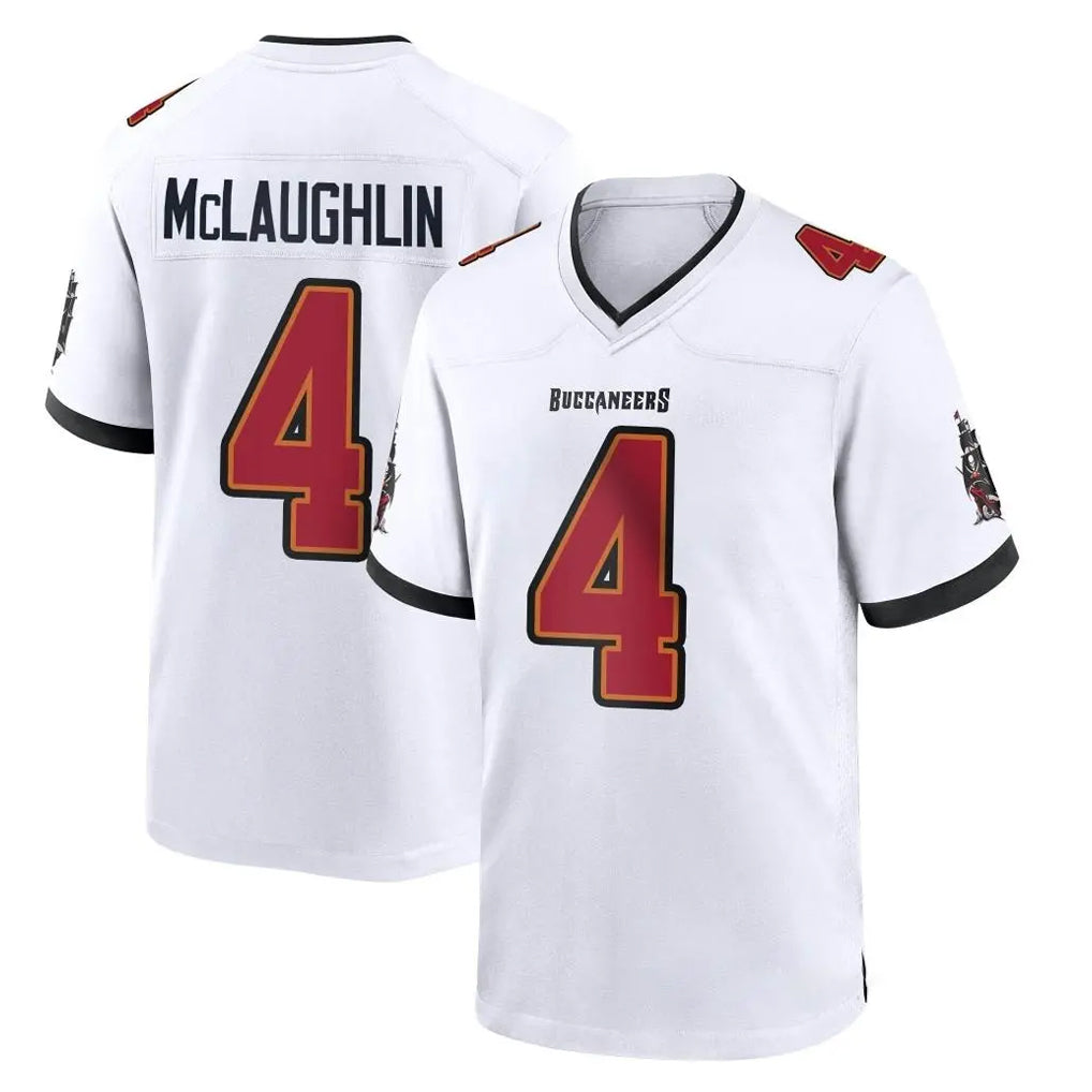 TB.Buccaneers #4 Chase McLaughlin Player White Home Game Ddoa Stitched Jerseys