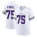 M.Vikings #75 Brian O'Neill Player White Alternate Home Game Ddoa Stitched Jerseys