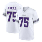M.Vikings #75 Brian O'Neill Player White Alternate Home Game Ddoa Stitched Jerseys