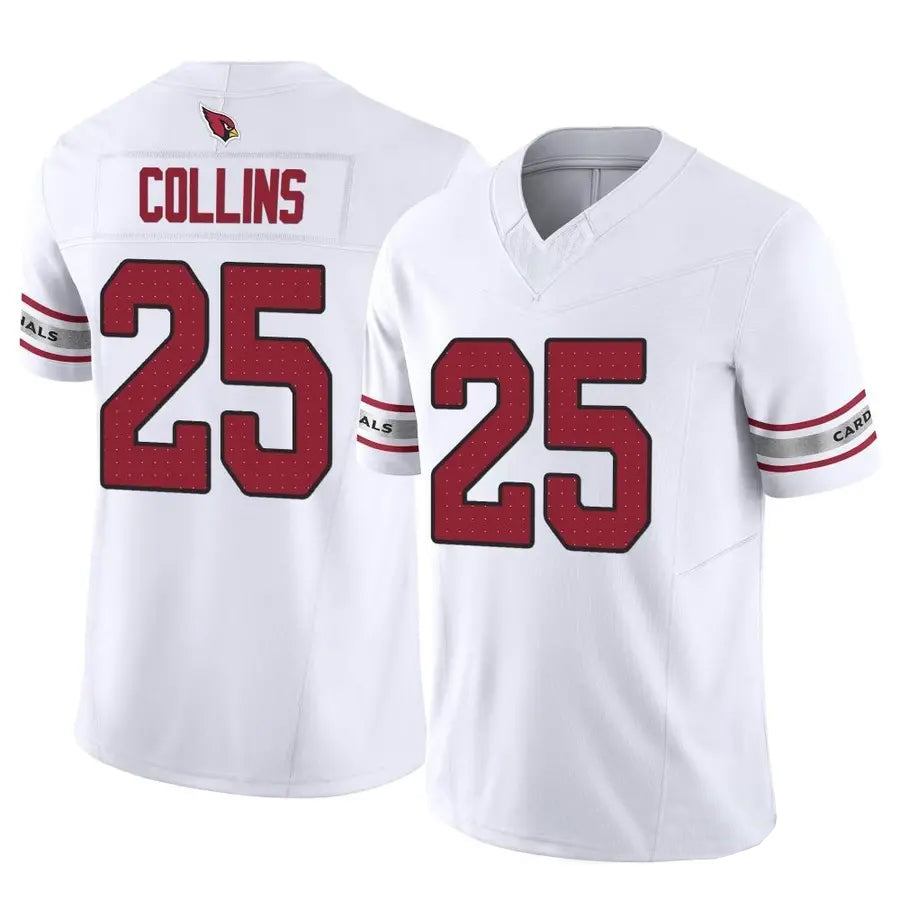 A.Cardinals #25 Zaven Collins Player White Limited Home Game Ddoa Stitched Jerseys