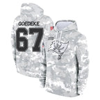TB.Buccaneers #67 Luke Goedeke Player Arctic Camo Limited Salute to Service Pullover Hoodies Game Ddoa Stitched Jerseys