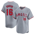 LA.Angels #16 Yusei Kikuchi Player Gray Home Limited Ddoa Stitched Jerseys