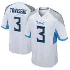 T.Titans #3 Tommy Townsend Player White Home Game Ddoa Stitched Jerseys