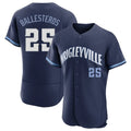 C.Cubs #25 Mois¨¦s Ballesteros Player Navy City Connect Limited Elite Home Ddoa Stitched Jerseys