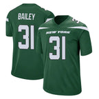 NY.Jets #31 David Bailey Player Green Home Game Ddoa Stitched Jerseys