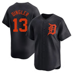 D.Tigers #13 Dillon Dingler Player Navy Home Limited Ddoa Stitched Jerseys