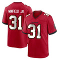 TB.Buccaneers #31 Antoine Winfield Jr. Player Red Home Game Ddoa Stitched Jerseys