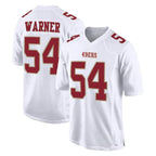 SF.49ers #54 Fred Warner Player White Fashion Home Game Ddoa Stitched Jerseys
